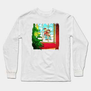 Winter Snow Shoveling Long Sleeve T-Shirt